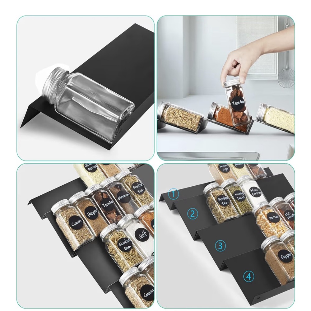 DEWVIE Amazon Expandable Drawer Organizer Spice Rack - Picture 6 of 7